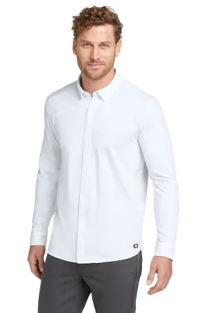 OGIO   Code Stretch Long Sleeve Button-Up. OG145 Bright White