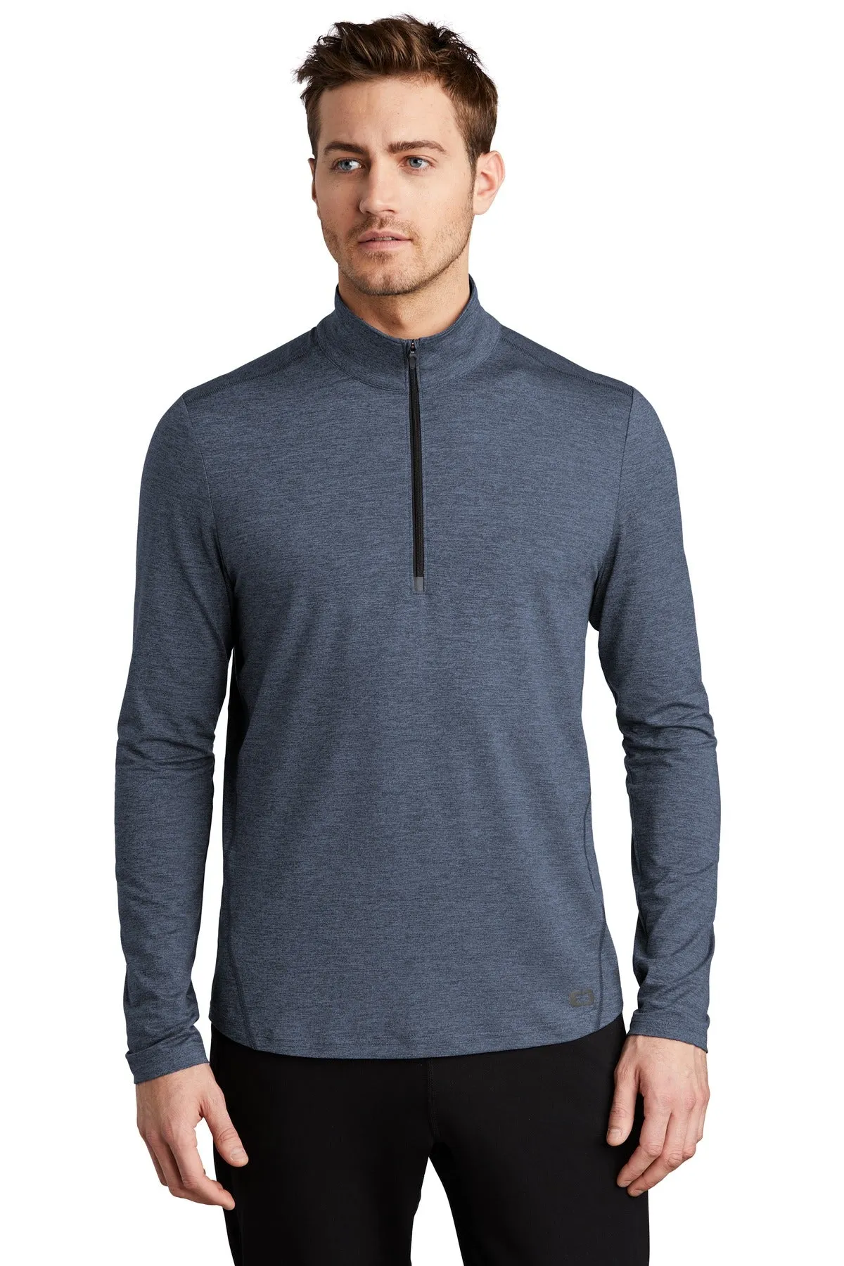 OGIO  Force 1/4-Zip OE341 Blue Indigo Heather