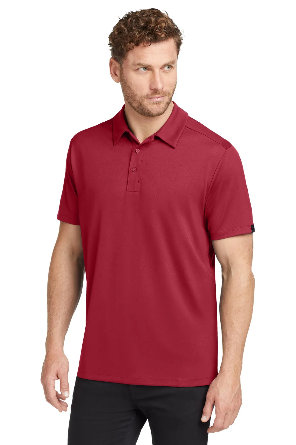 OGIO Framework Polo. OG125 Signal Red