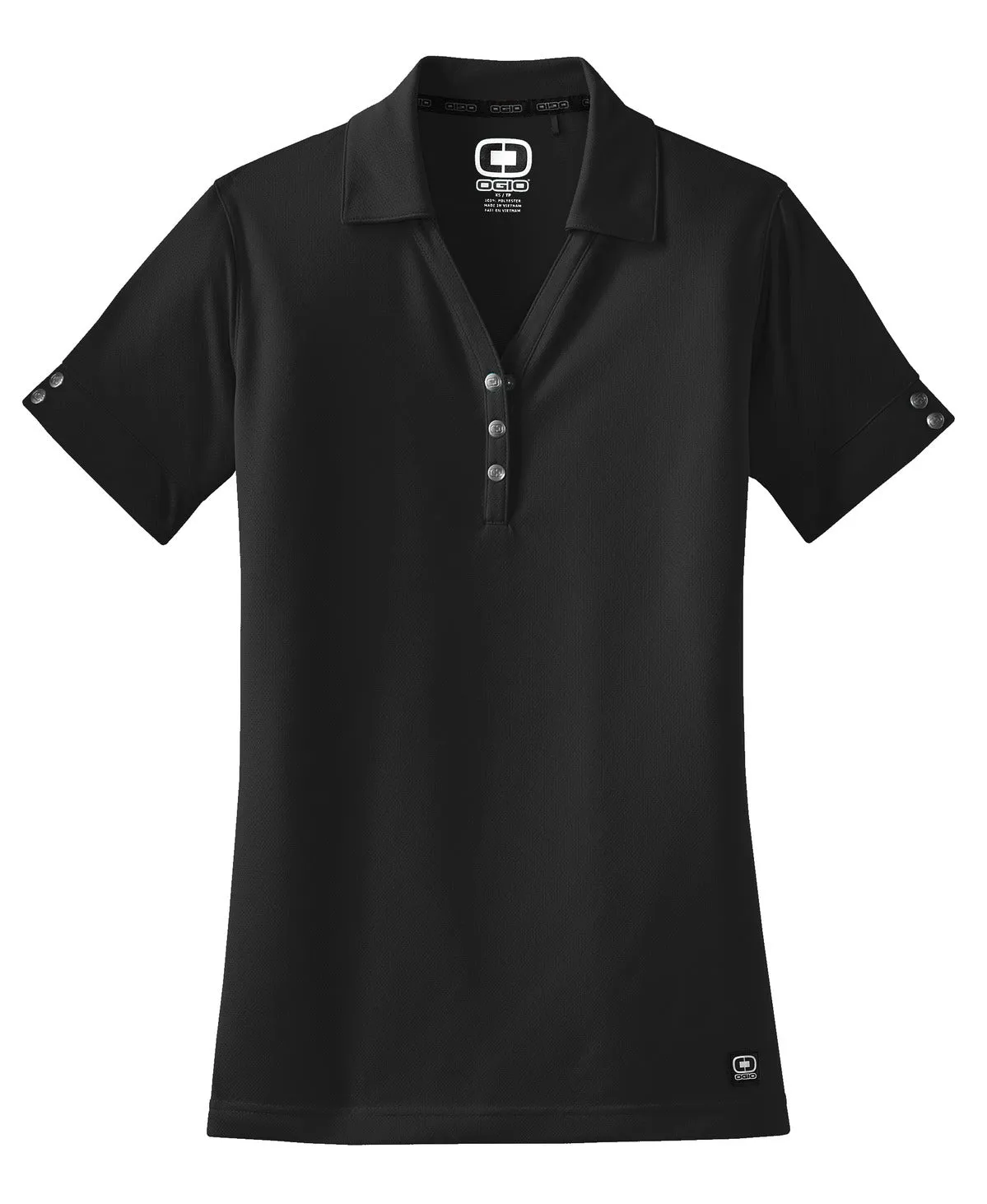 OGIO Glam Polo. LOG105 Blacktop