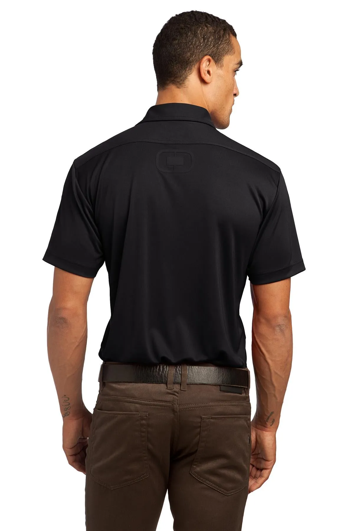 OGIO Hybrid Polo. OG109 Blacktop