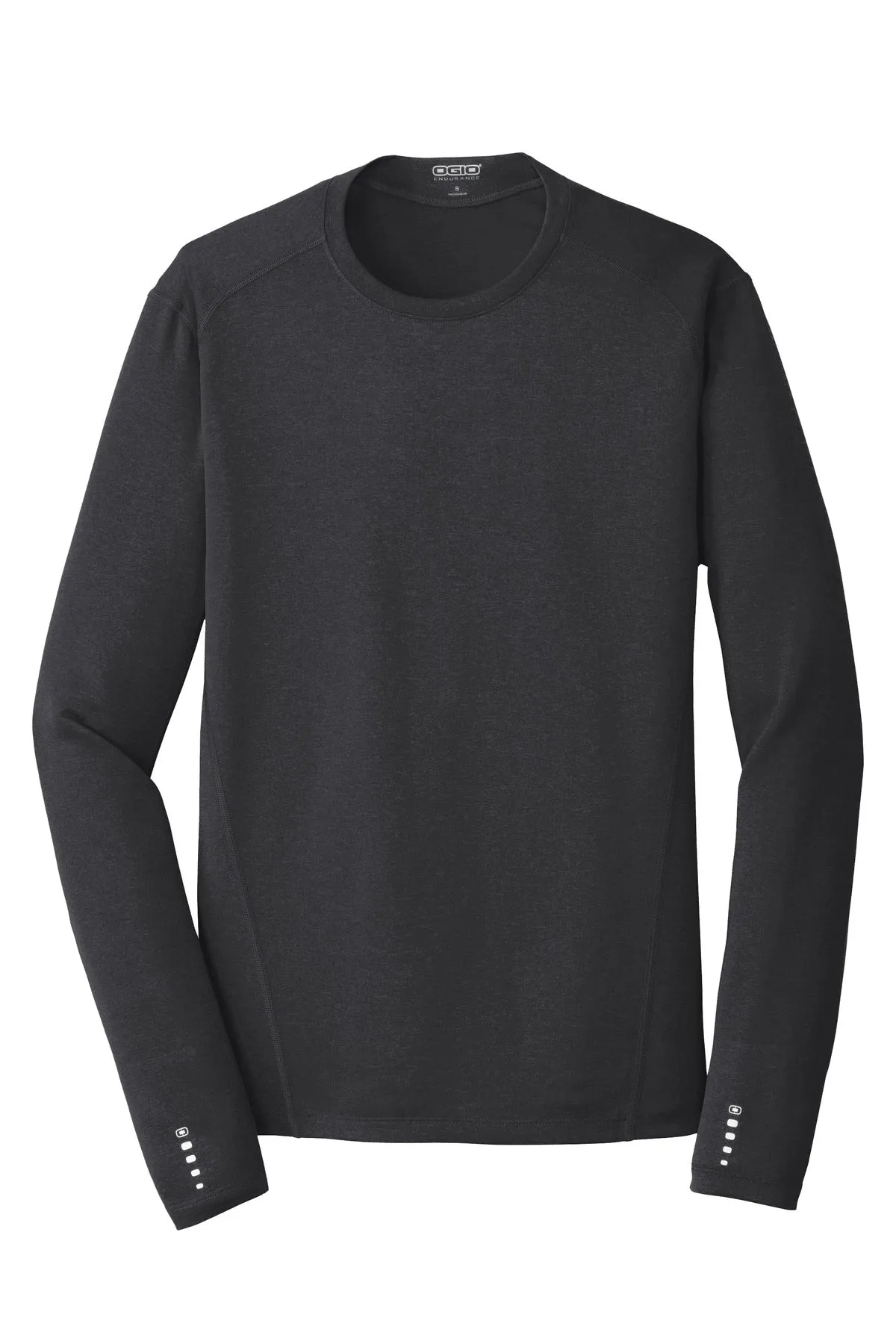 OGIO Long Sleeve Pulse Crew. OE321 Blacktop