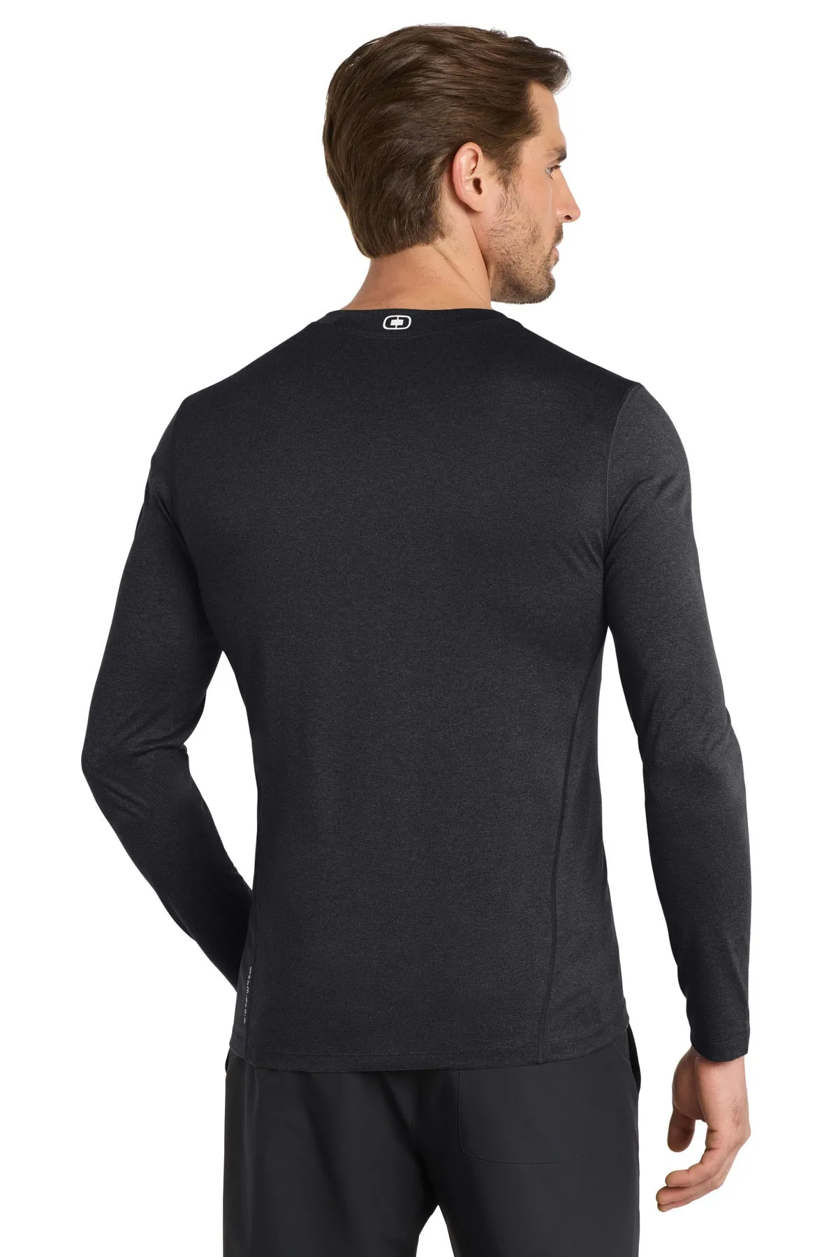 OGIO Long Sleeve Pulse Crew. OE321 Blacktop