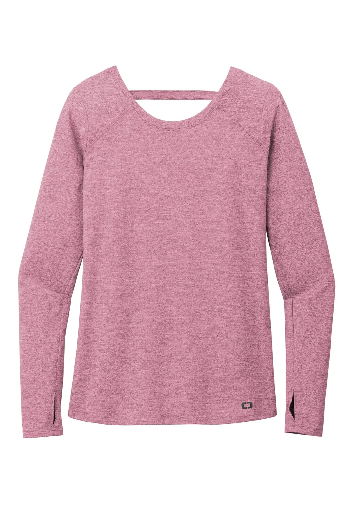 OGIO  Women's Force Long Sleeve Tee LOE340 Lilac Heather