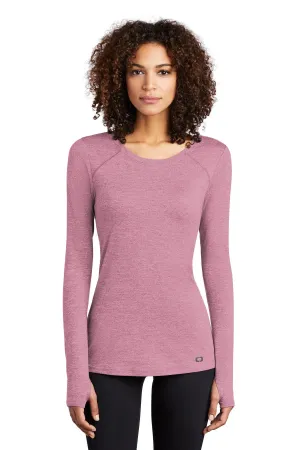 OGIO  Women's Force Long Sleeve Tee LOE340 Lilac Heather