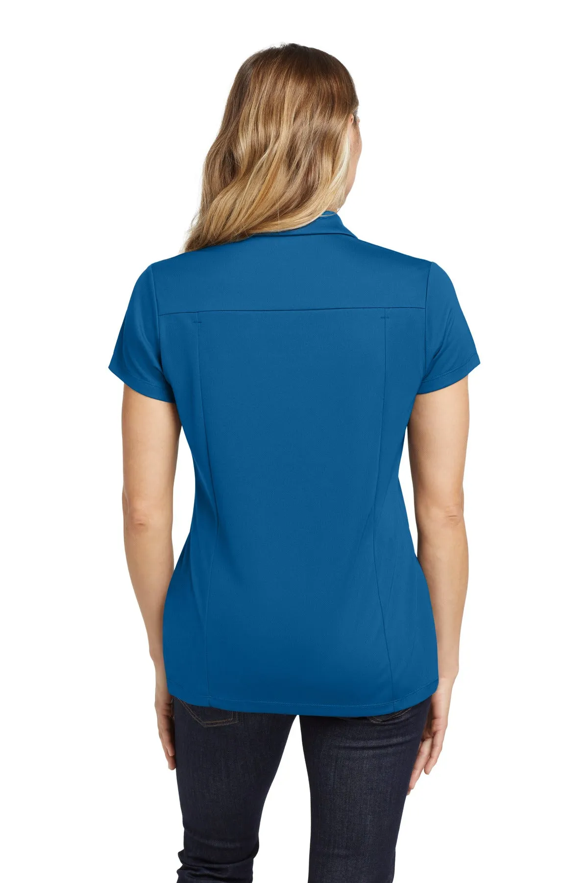 OGIO Women's Framework Polo. LOG125 Bolt Blue