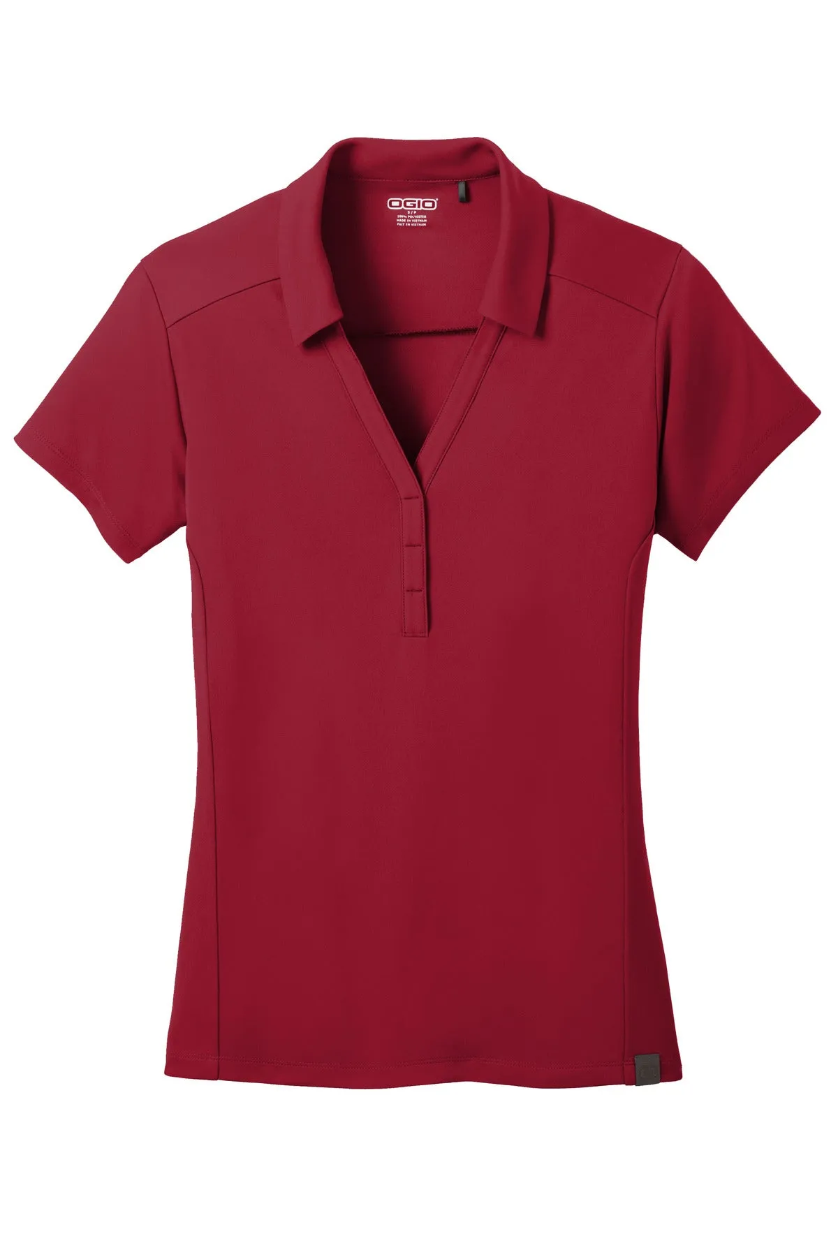 OGIO Women's Framework Polo. LOG125 Signal Red