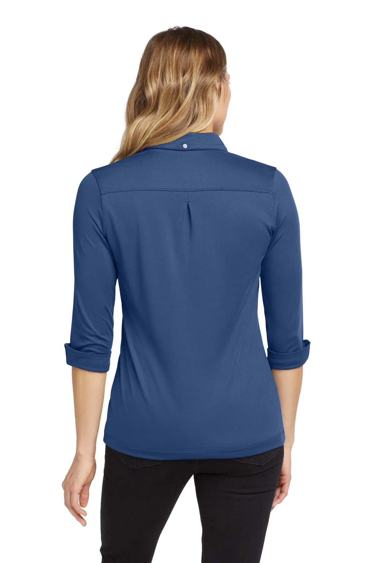 OGIO Women's Gauge Polo. LOG122 Blue Indigo