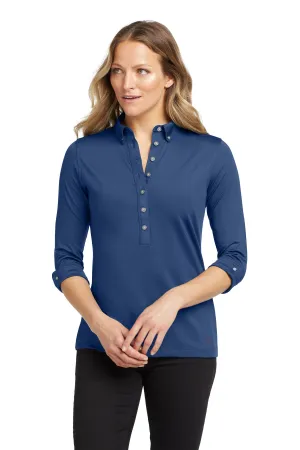 OGIO Women's Gauge Polo. LOG122 Blue Indigo