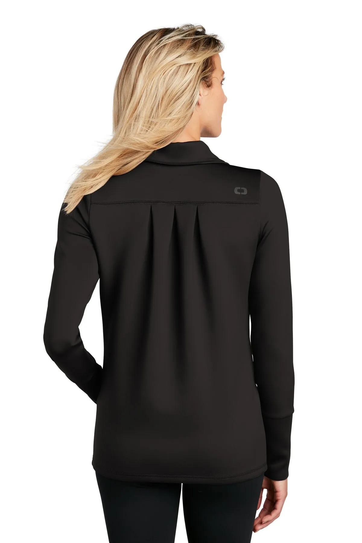 OGIO  Women's Modern Performance Full-Zip. LOE703 Blacktop