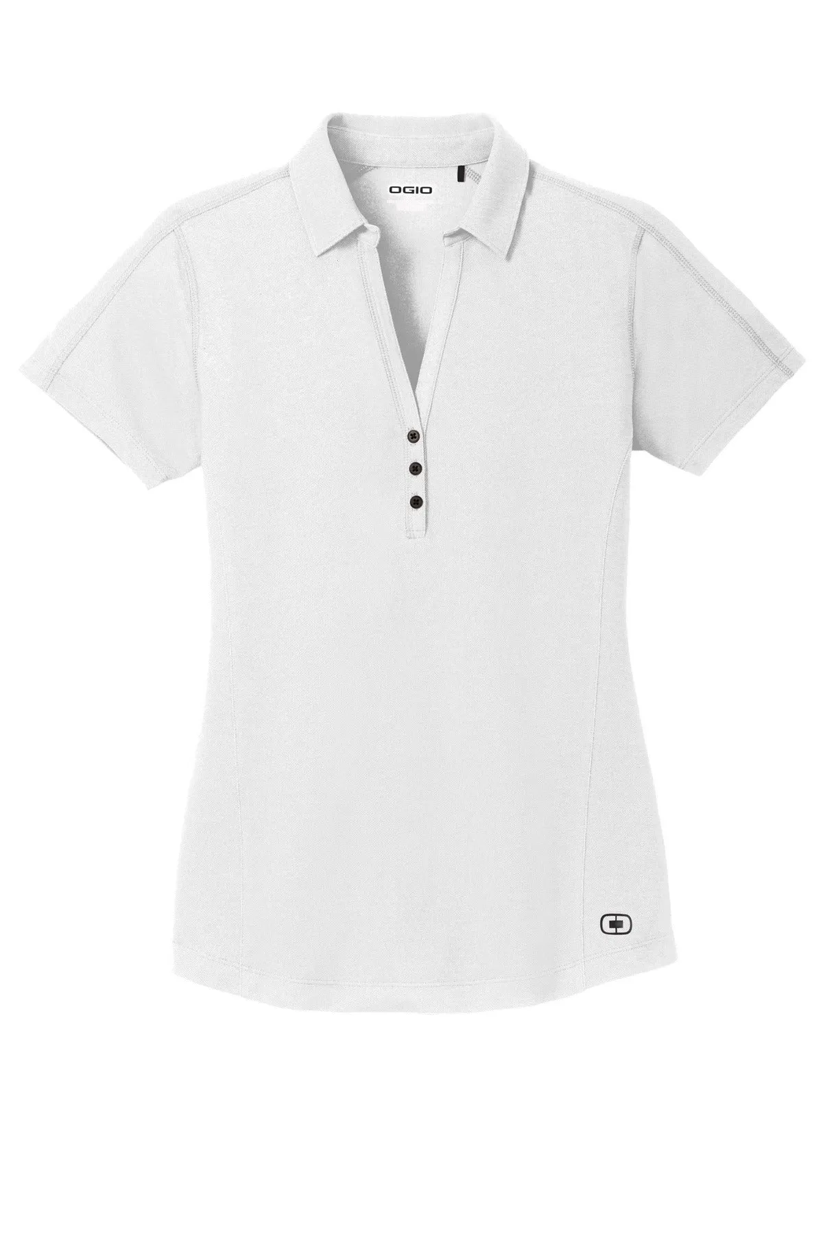 OGIO Women's Onyx Polo. LOG126 White