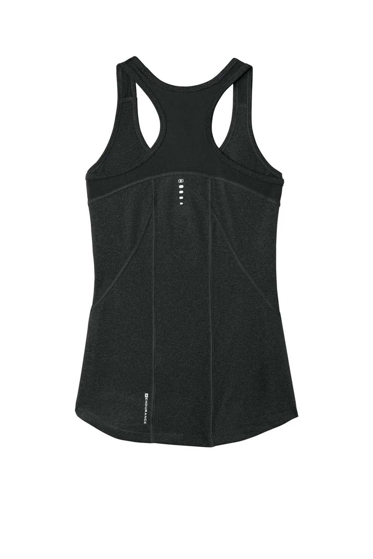 OGIO Women's Racerback Pulse Tank. LOE322 Blacktop