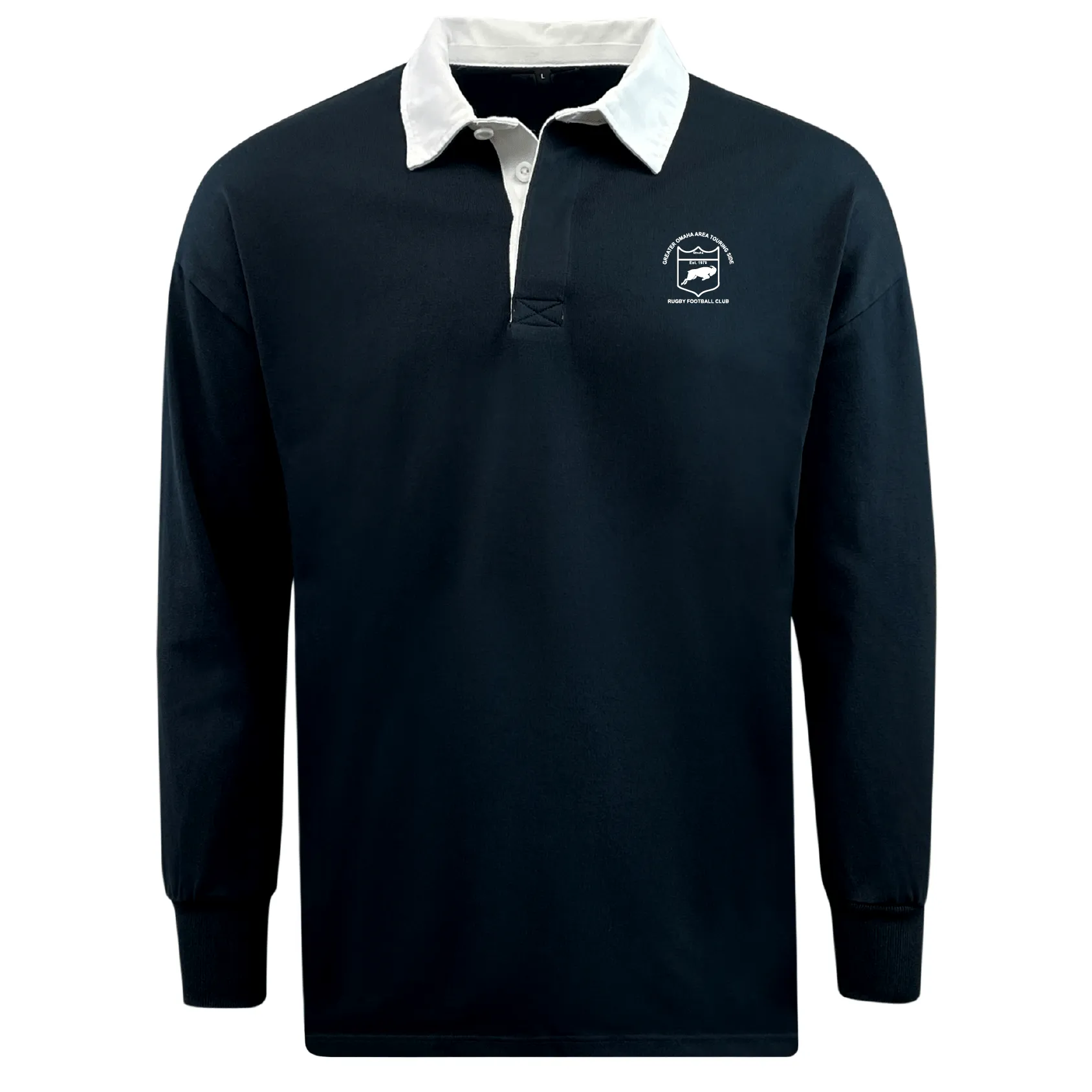 Omaha GOATS Rugby Classic Long Sleeve Solid Rugby Jersey