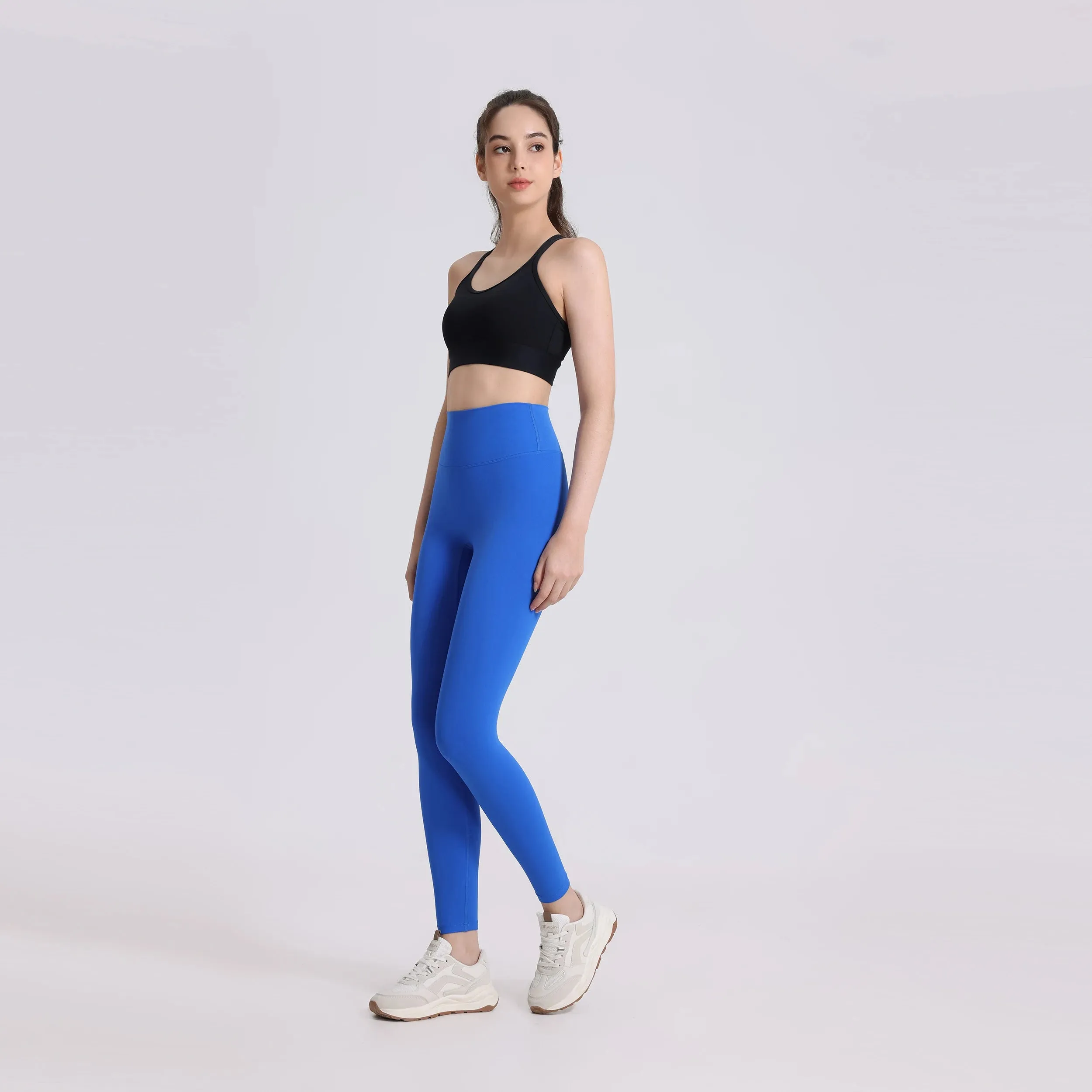 One-Piece Cut Yoga Fitness Pants - Soft Naked-Feel High Waist Athletic Leggings