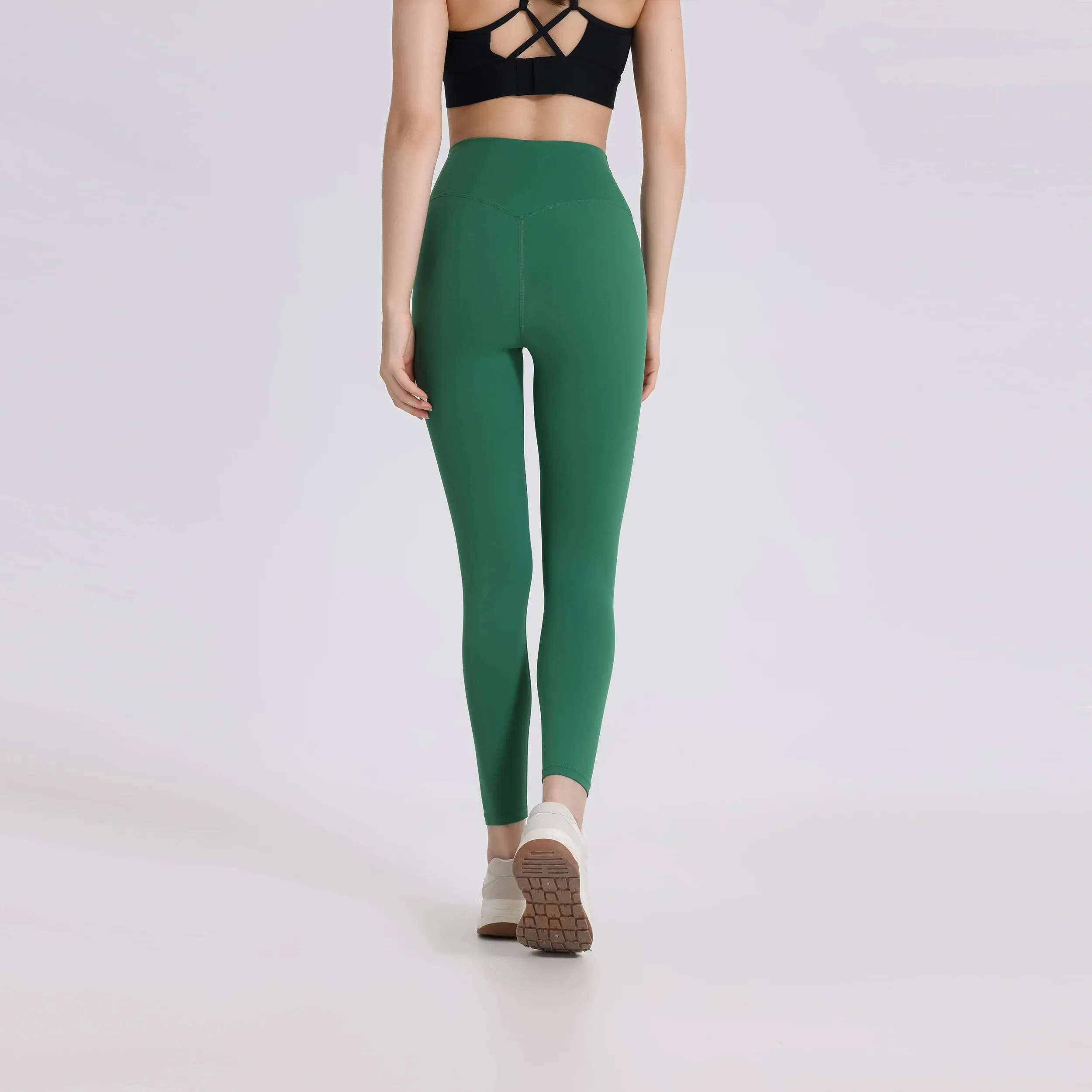One-Piece Cut Yoga Fitness Pants - Soft Naked-Feel High Waist Athletic Leggings
