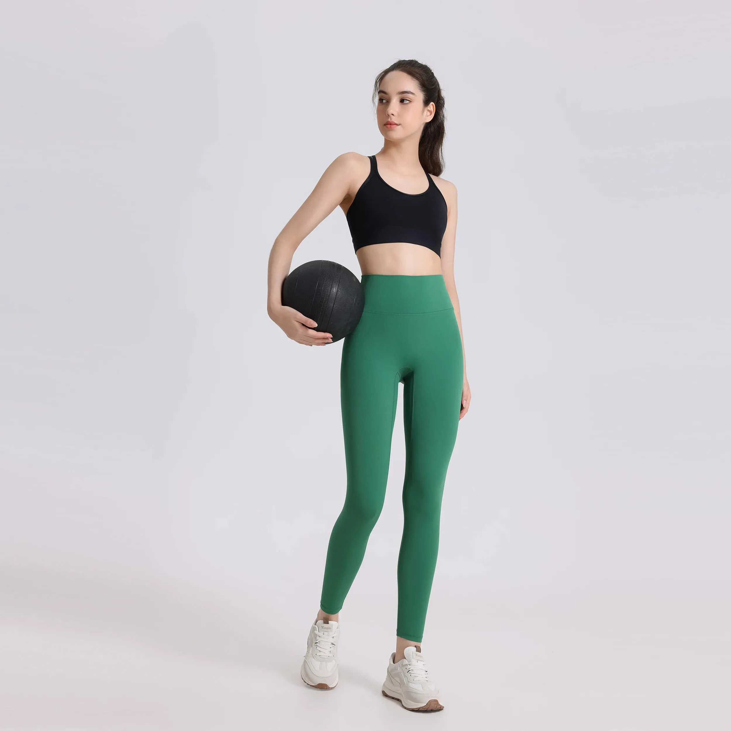 One-Piece Cut Yoga Fitness Pants - Soft Naked-Feel High Waist Athletic Leggings