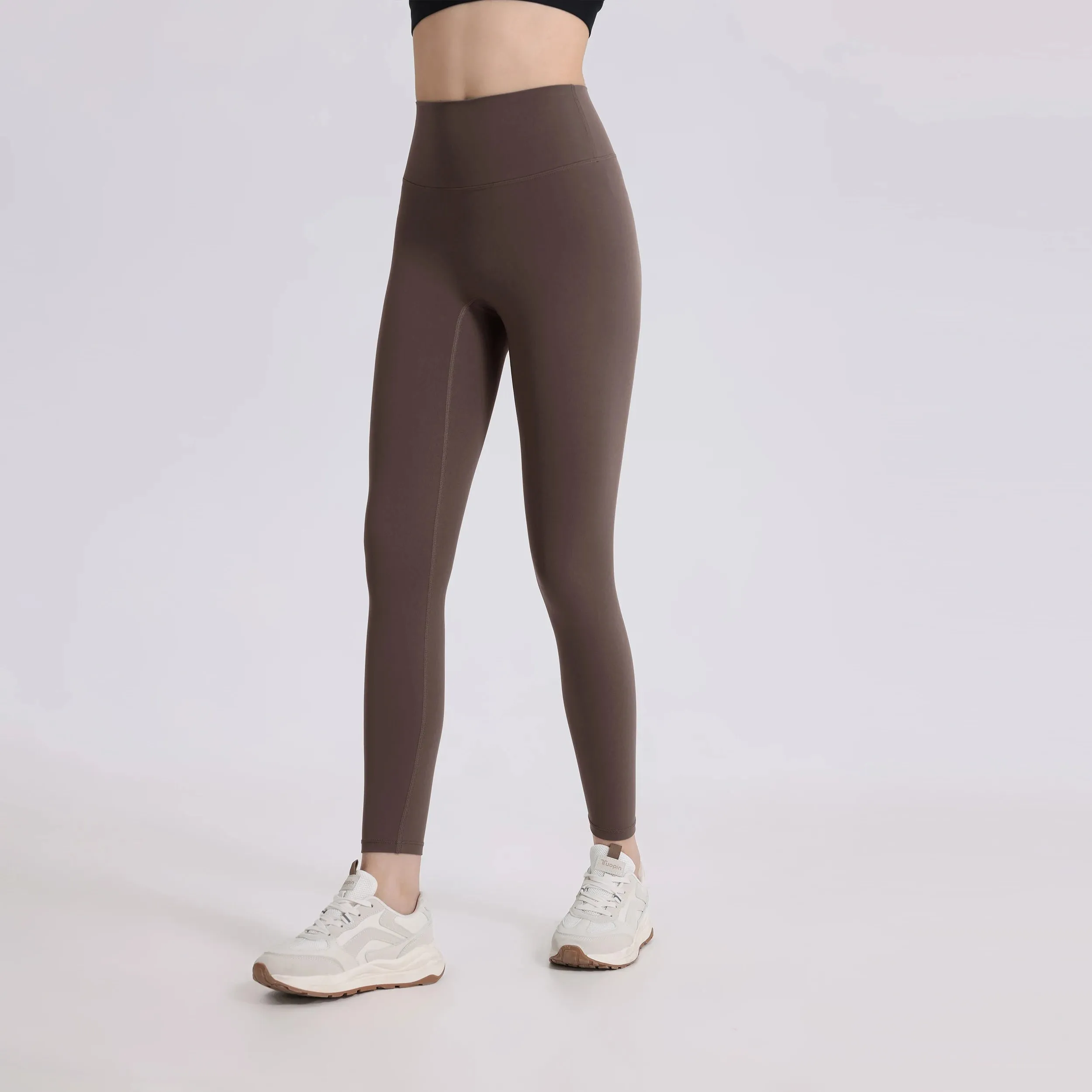 One-Piece Cut Yoga Fitness Pants - Soft Naked-Feel High Waist Athletic Leggings