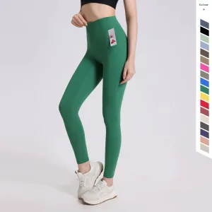 One-Piece Cut Yoga Fitness Pants - Soft Naked-Feel High Waist Athletic Leggings
