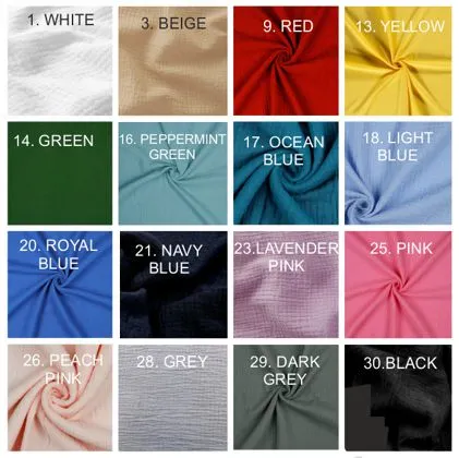 Organic Muslin Cotton Robe