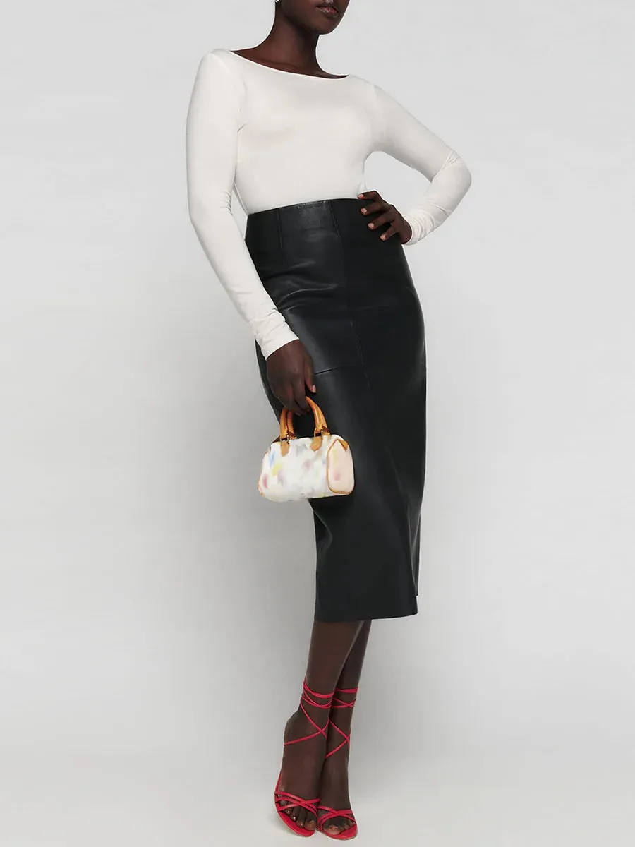 Out From Under  Boatneck Long Sleeve Top