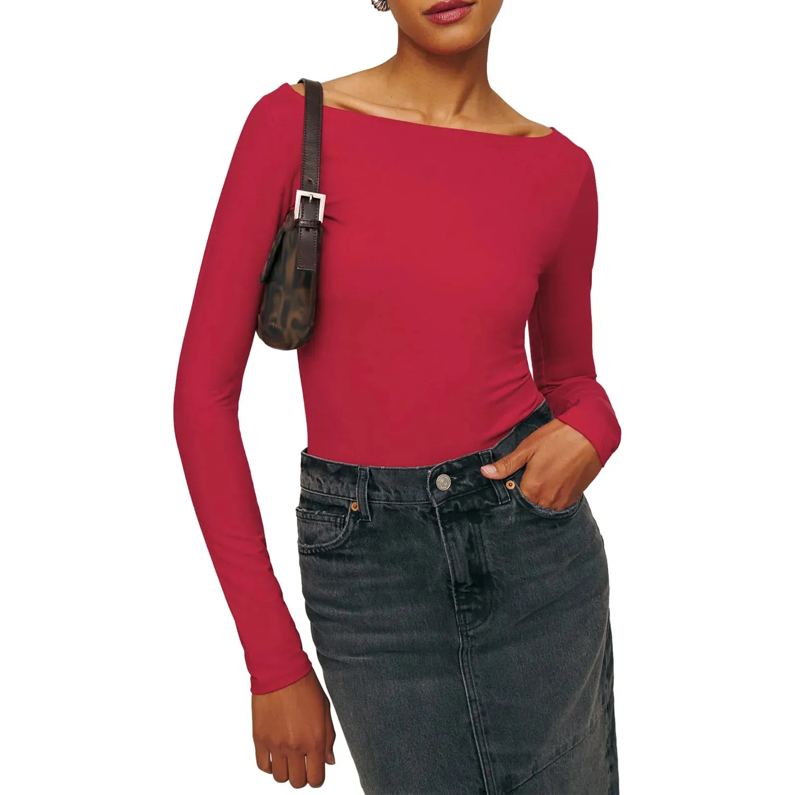 Out From Under  Boatneck Long Sleeve Top