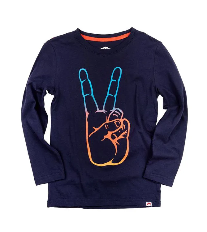 PEACE LONG SLEEVE TEE
