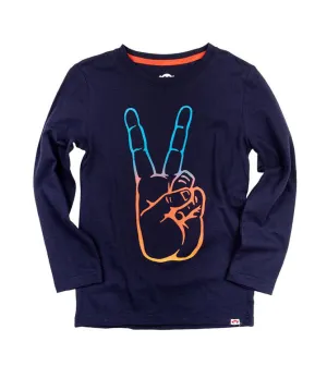 PEACE LONG SLEEVE TEE