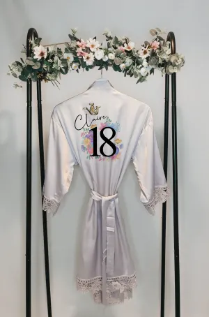 Personalised 18th Birthday Robe, Unique 18th Birthday Present