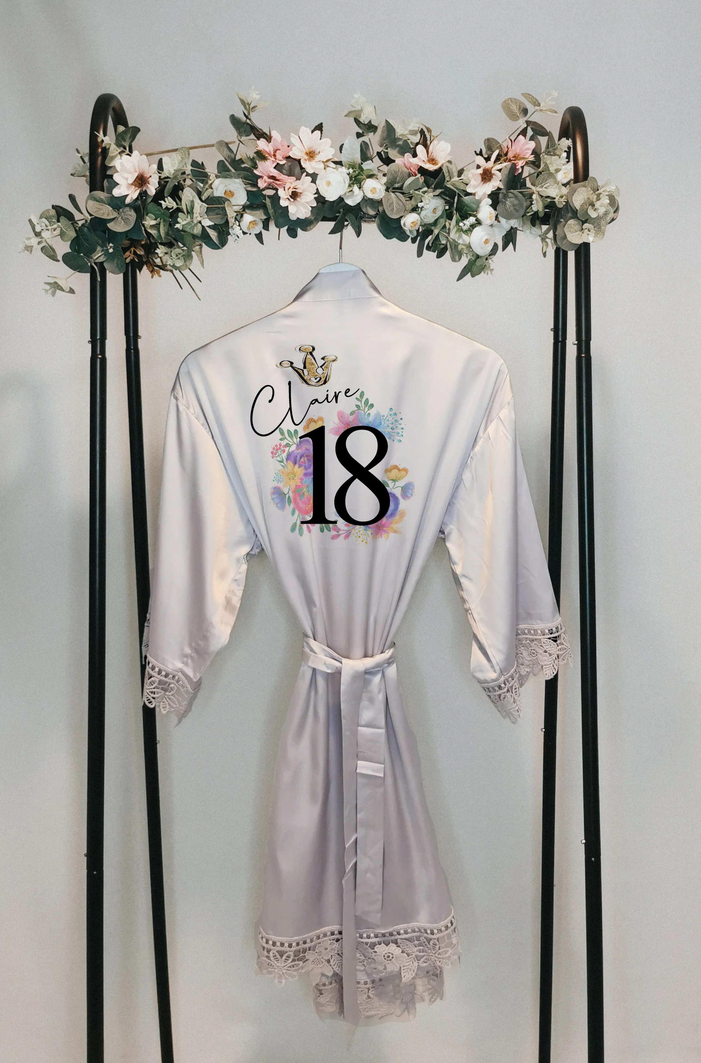 Personalised 18th Birthday Robe, Unique 18th Birthday Present