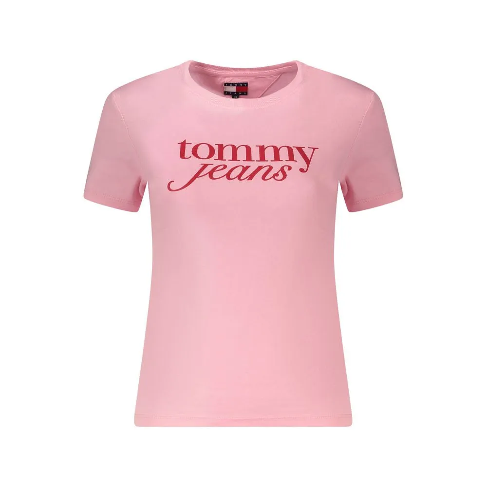 Pink Cotton Tops & T-Shirt
