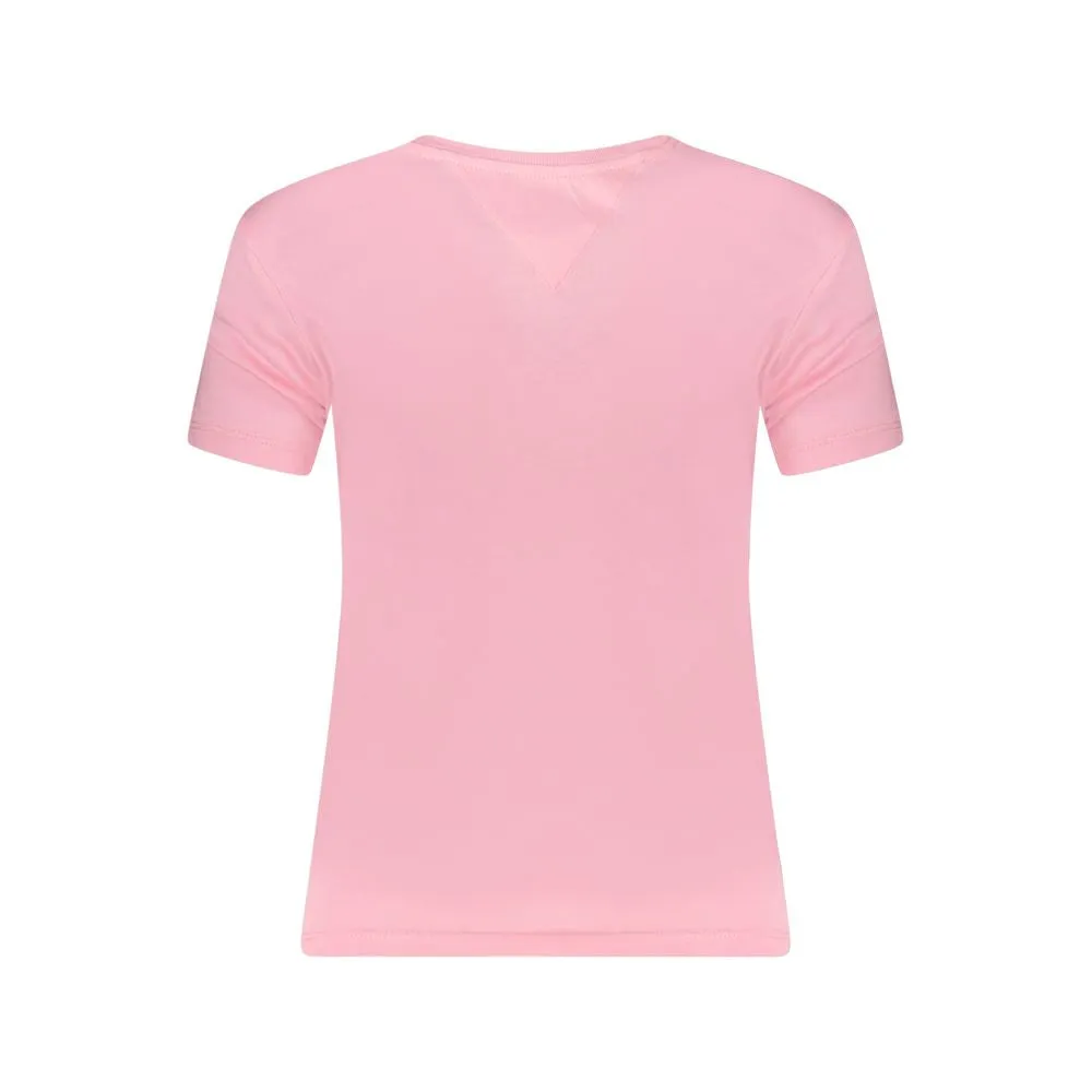 Pink Cotton Tops & T-Shirt