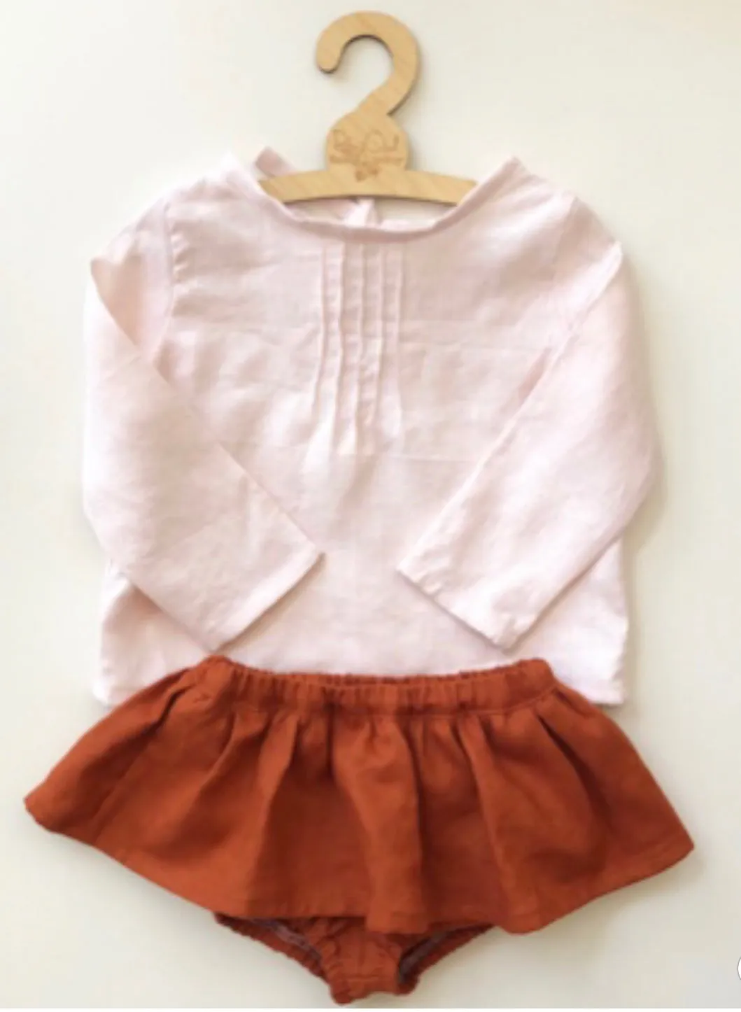 Pintuck Linen Tops