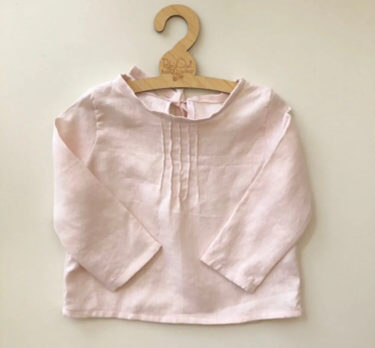 Pintuck Linen Tops