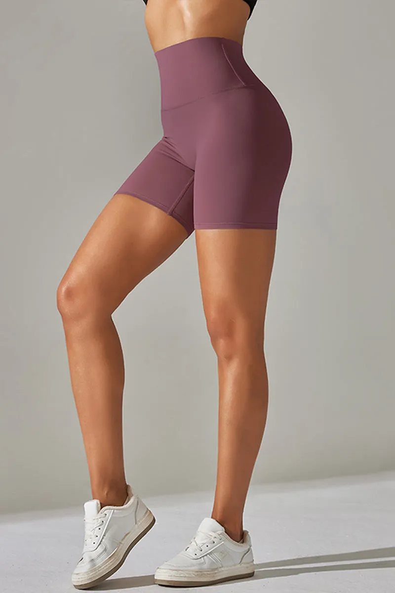 PL0404 Tummy Control Yoga Shorts