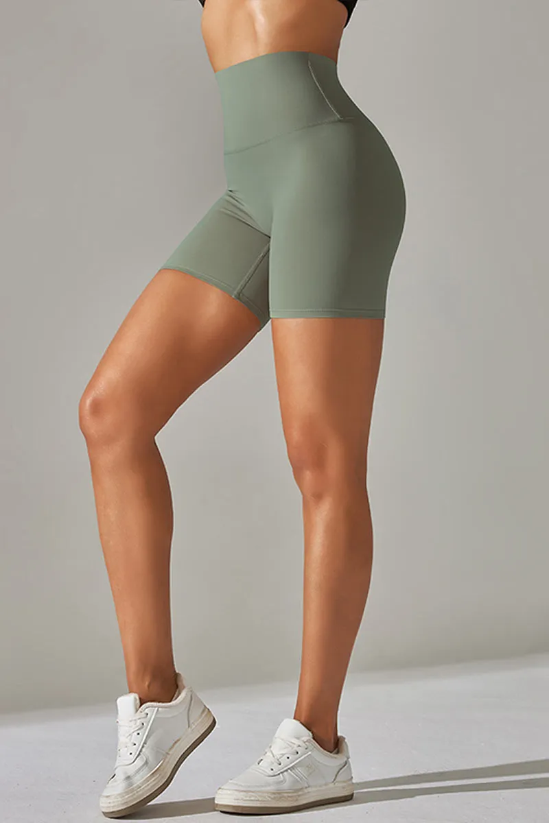 PL0404 Tummy Control Yoga Shorts
