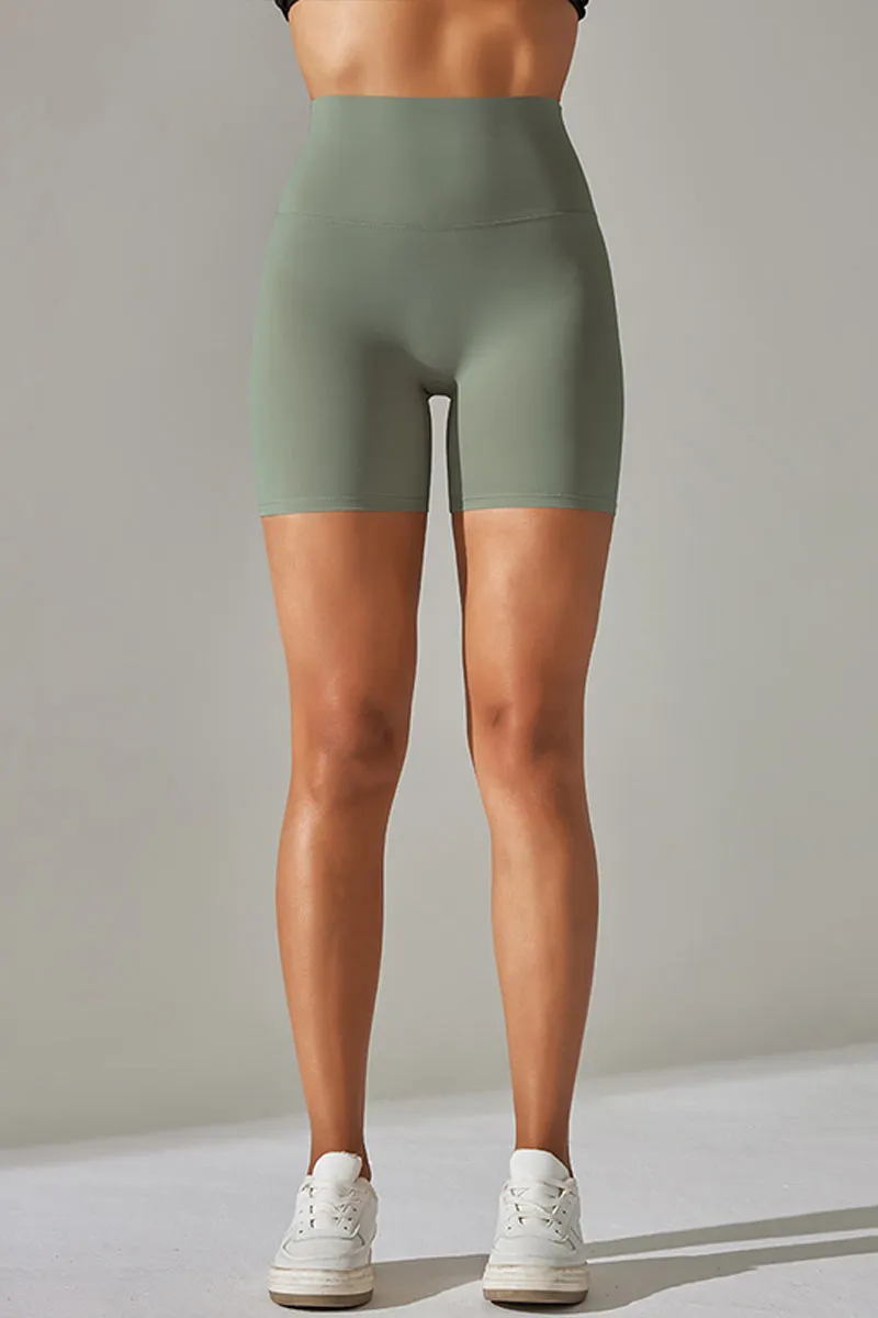 PL0404 Tummy Control Yoga Shorts