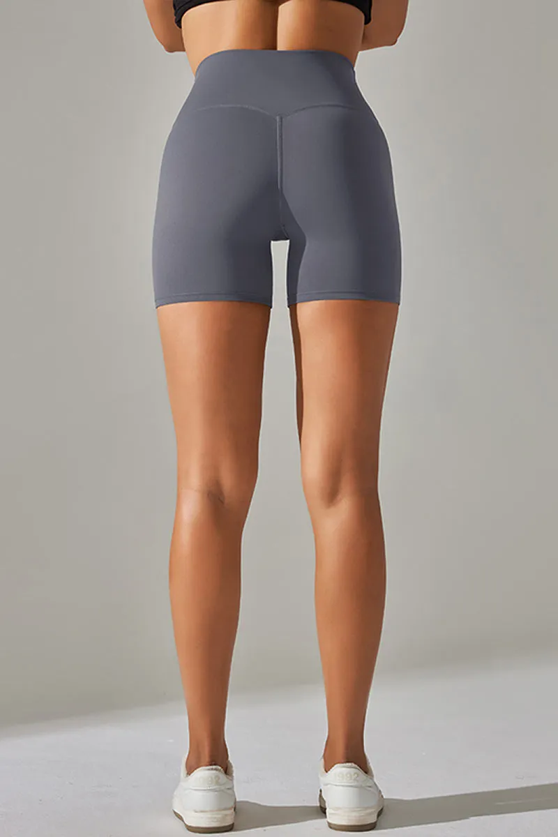 PL0404 Tummy Control Yoga Shorts