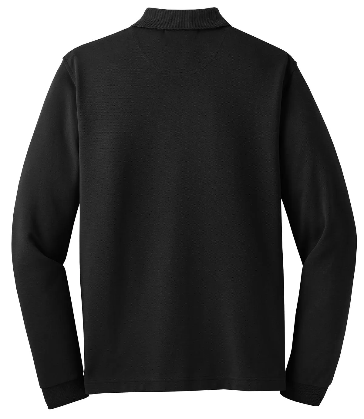 Port Authority Rapid Dry Long Sleeve Polo.  K455LS Jet Black