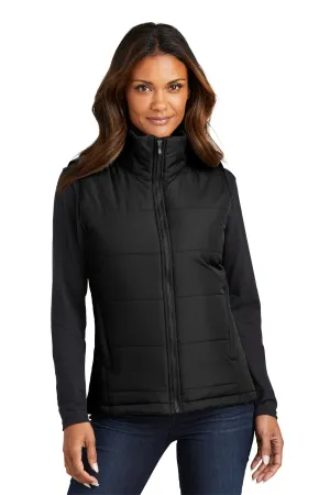 Port Authority Women's Puffer Vest L853 Deep Black