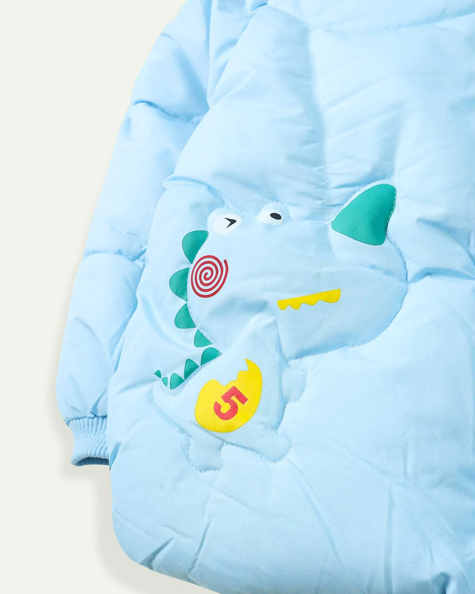 Powder Blue Dinosaur Jacket