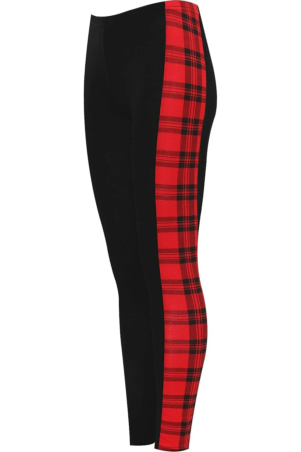 Print Side Stripe High Waist Leggings