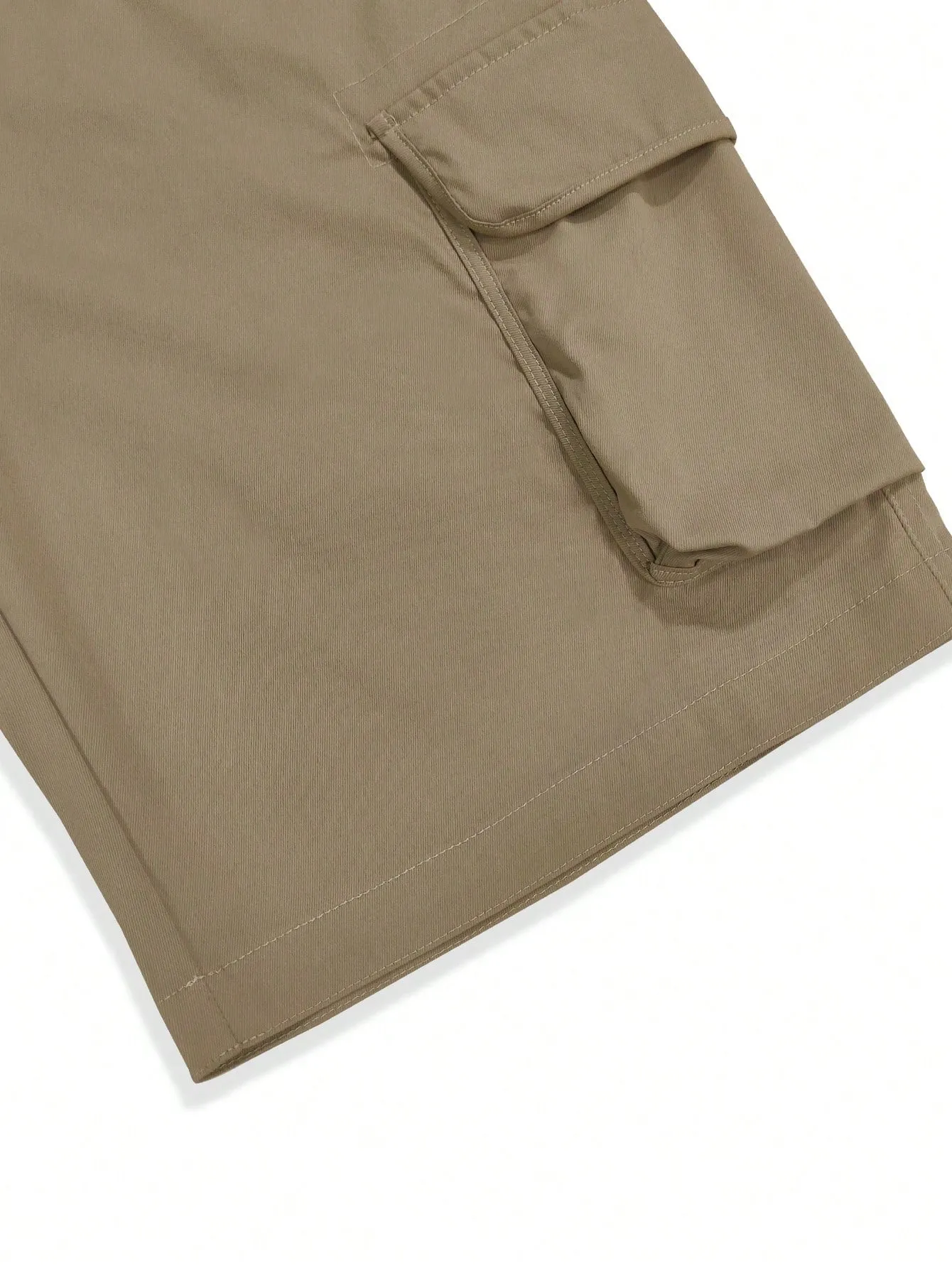 QA Homme Men's Summer Loose Flap Pocket Side Cargo Shorts