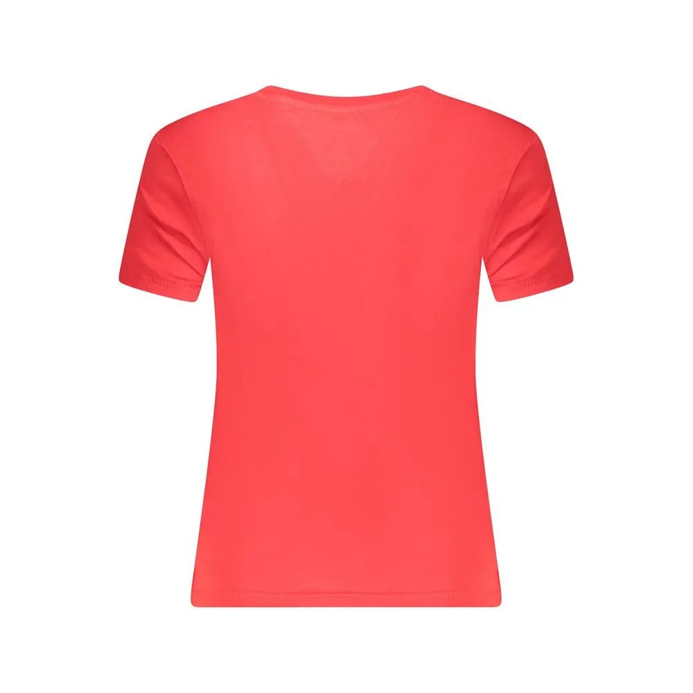 Red Cotton Tops & T-Shirt