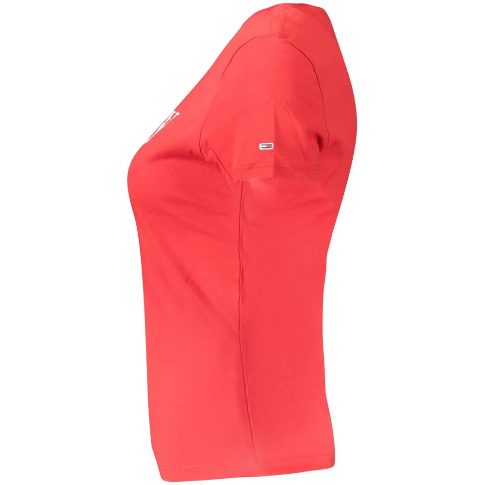 Red Cotton Tops & T-Shirt
