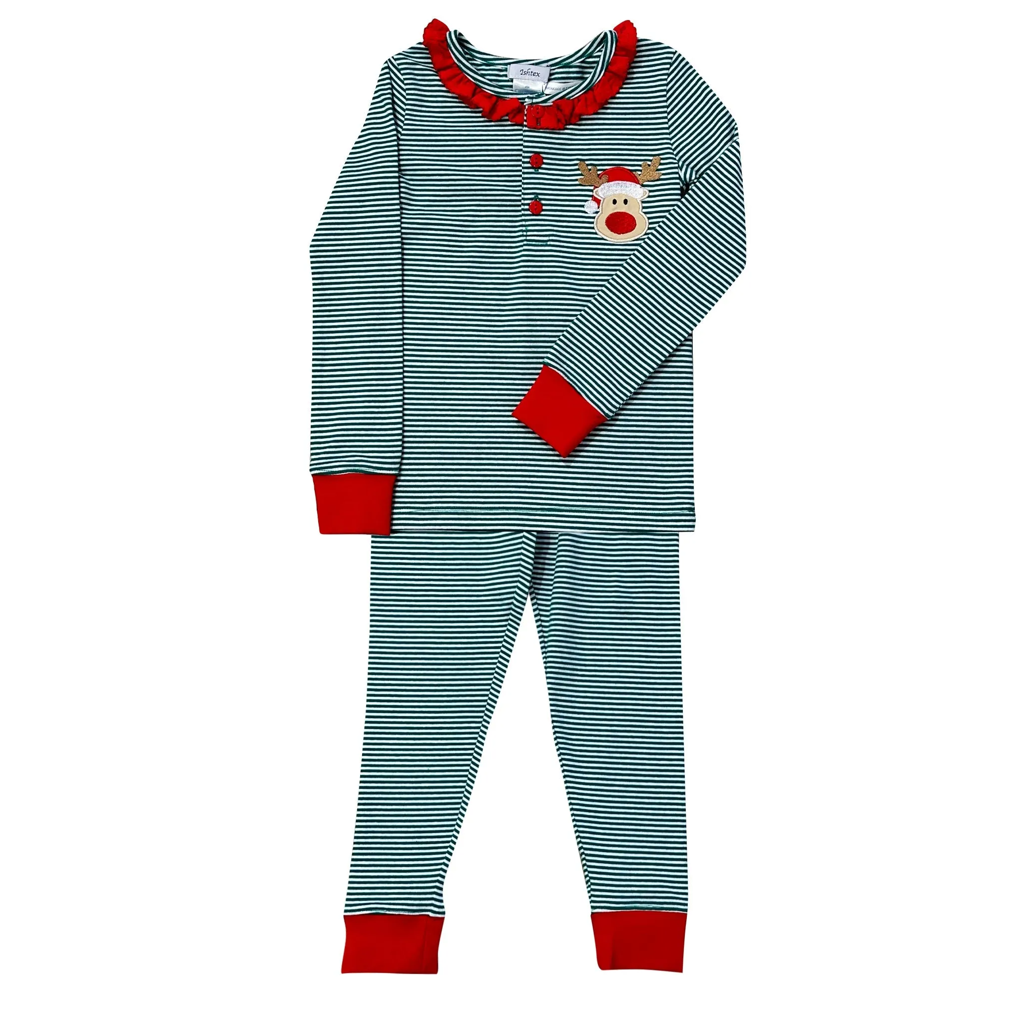 Reindeer Girl's Pajama Set
