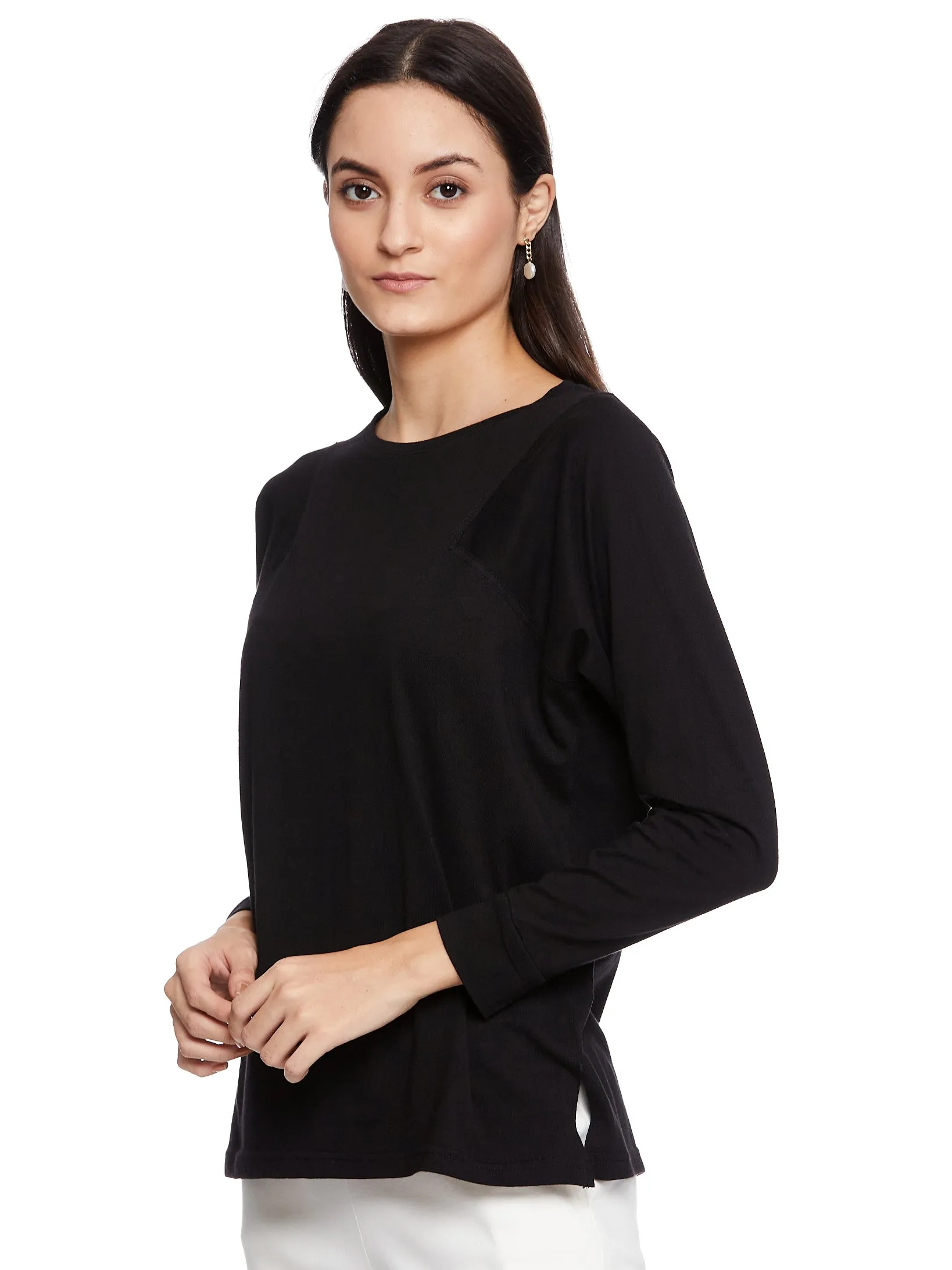 Restore Long Sleeve Crew (Black)
