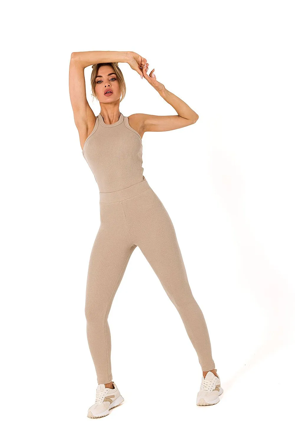 Ribbed High-Waist Comfort Leggings