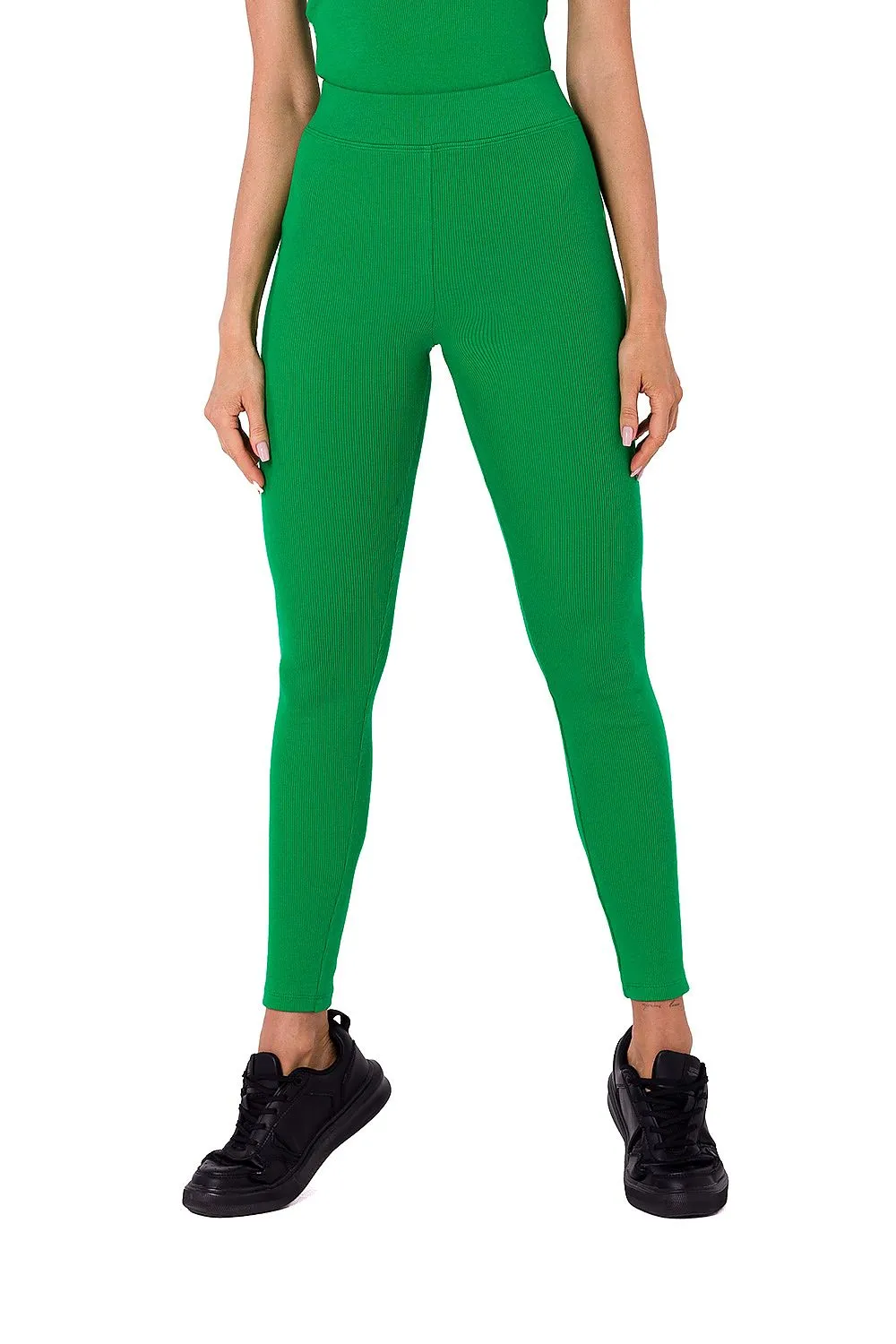 Ribbed High-Waist Comfort Leggings