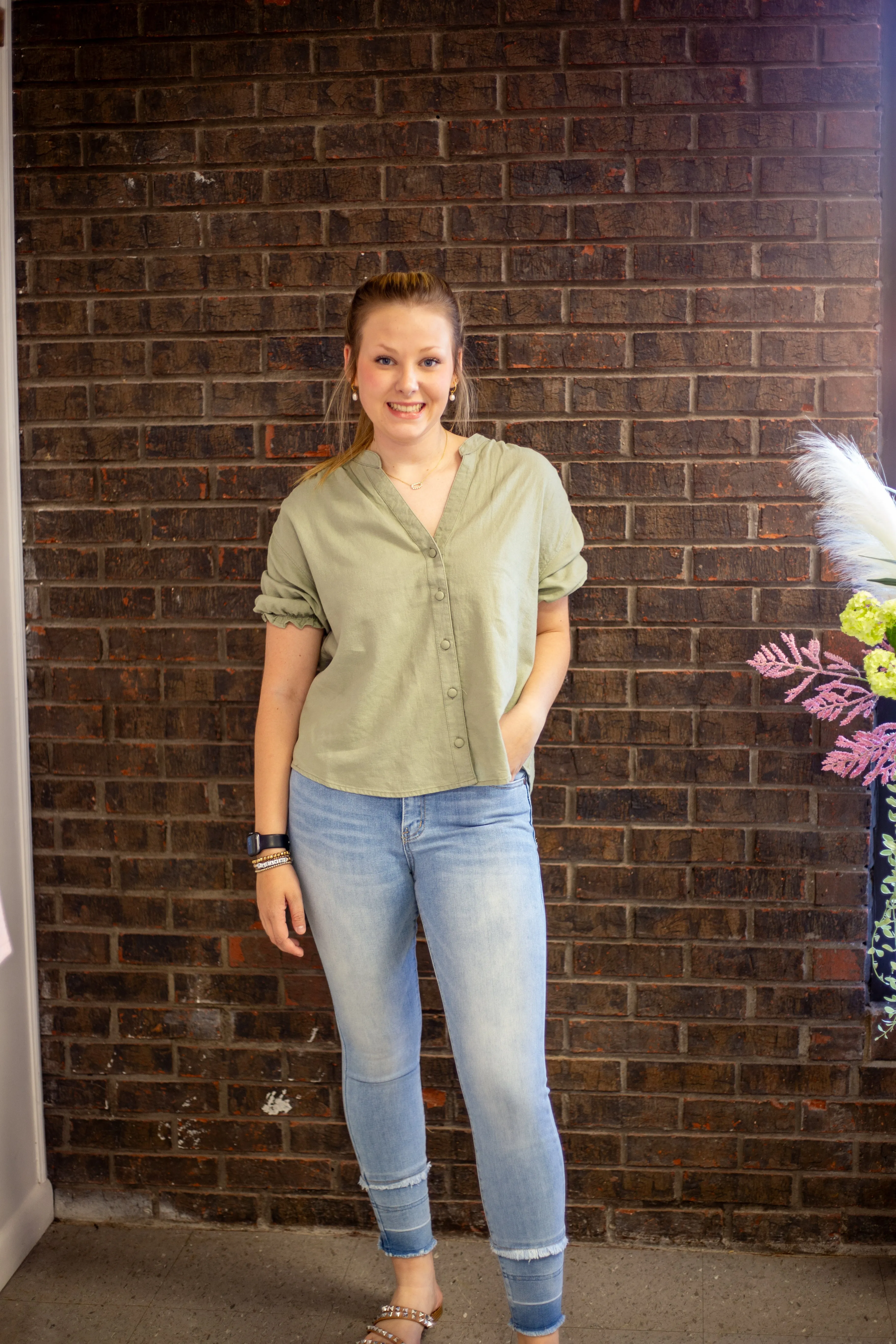 Risen Oversize Linen Top | Two Colors!