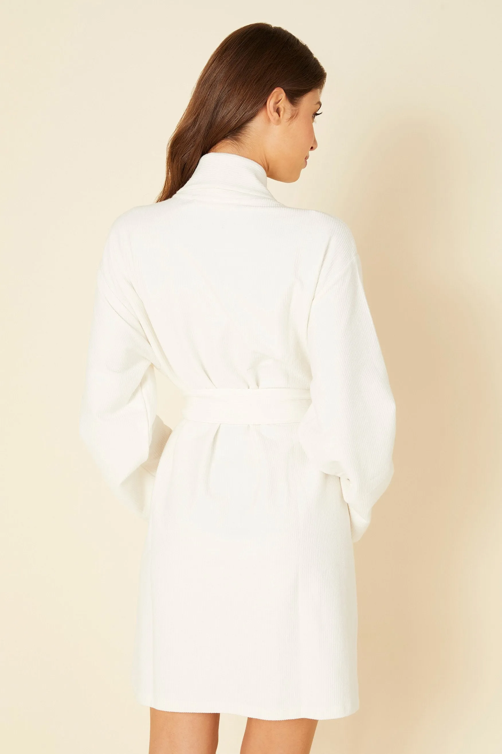 Robe De Chambre Style Tricot
